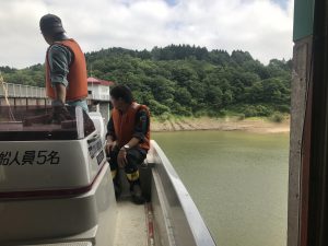 ホロピリ湖ボート体験